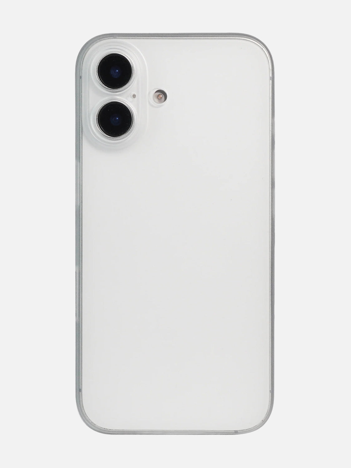 Ultra Thin Matte Clear Case - iPhone 16 (White)