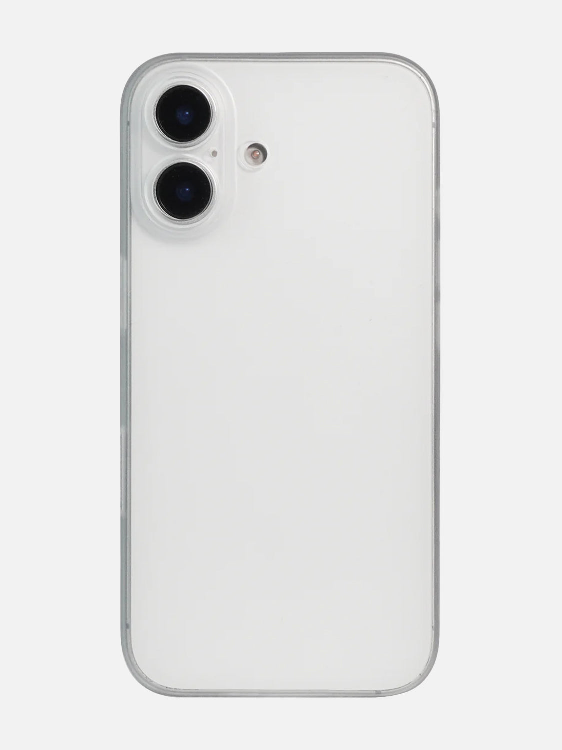Ultra Thin Matte Clear Case - iPhone 16 Plus (White)