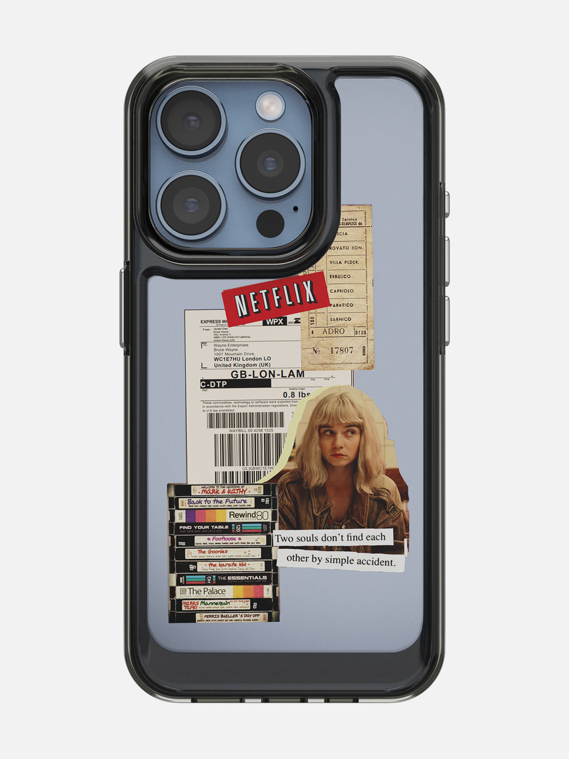 Vintage Sticker Case - iPhone 15 Pro