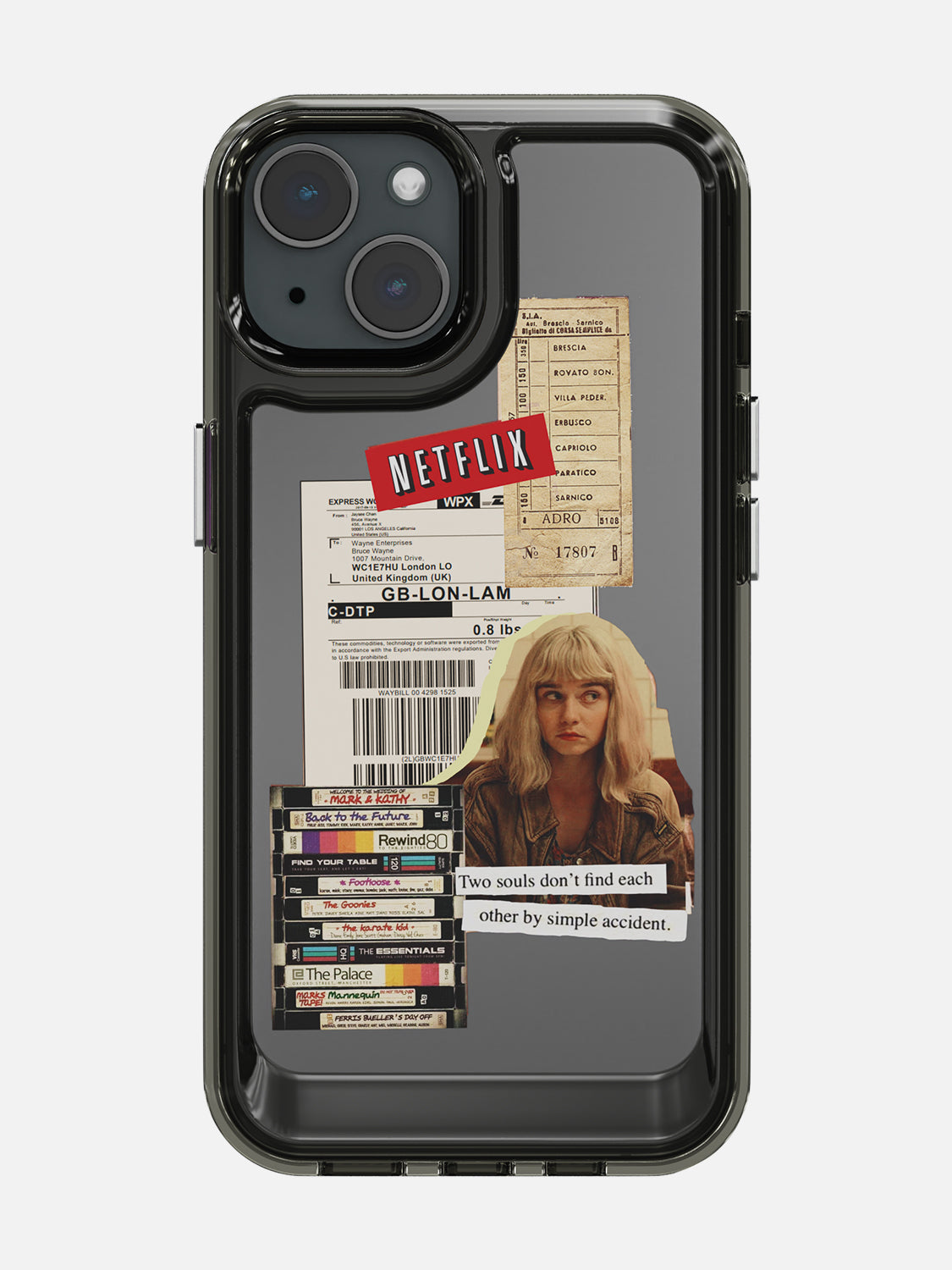 Vintage Sticker Case - iPhone 15