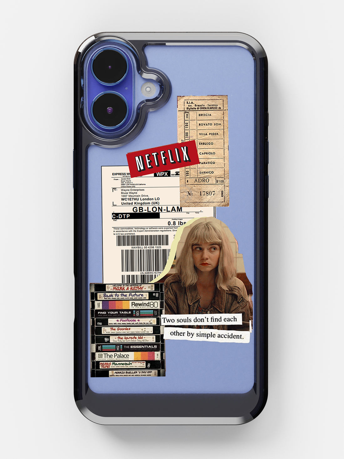 Vintage Sticker Case - iPhone 16 Plus