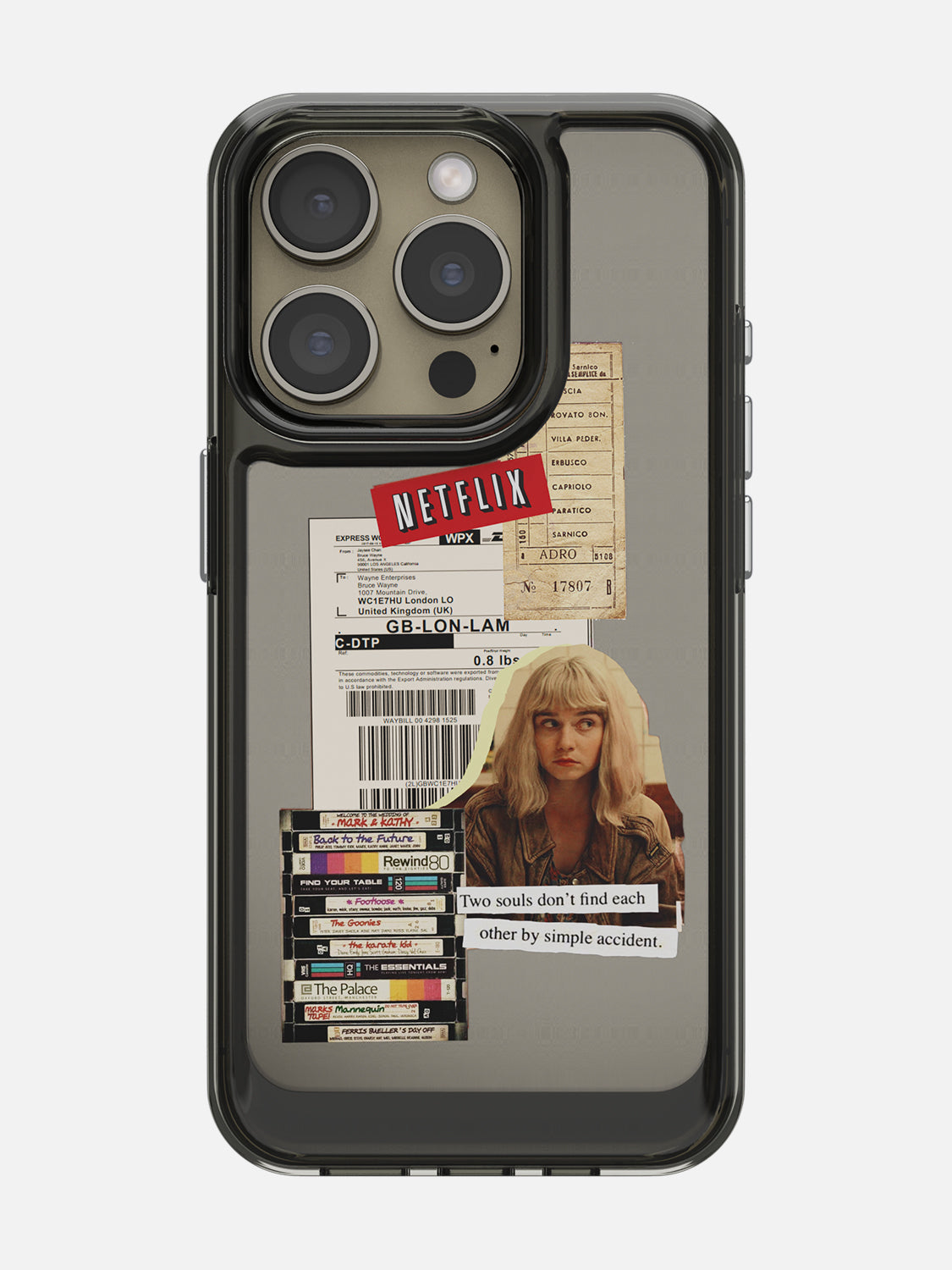 Vintage Sticker Case - iPhone 15 Pro