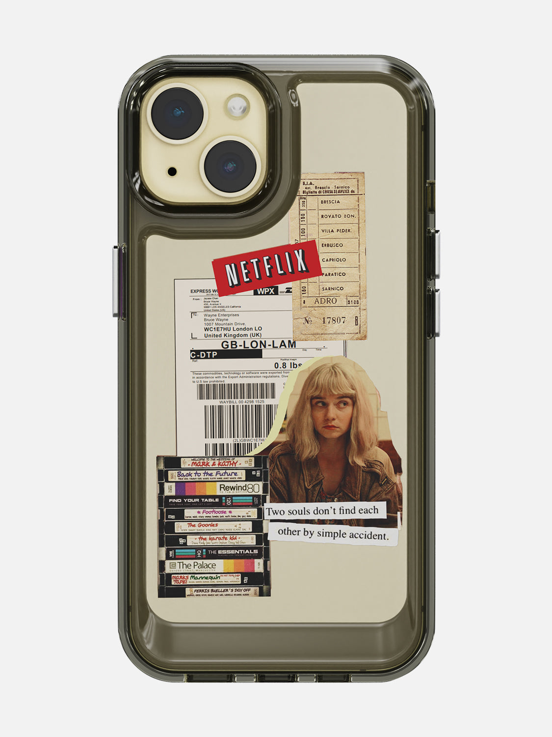 Vintage Sticker Case - iPhone 15
