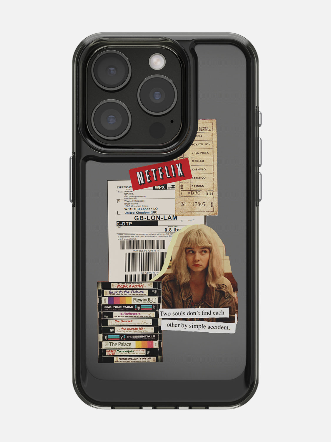 Vintage Sticker Case - iPhone 15 Pro