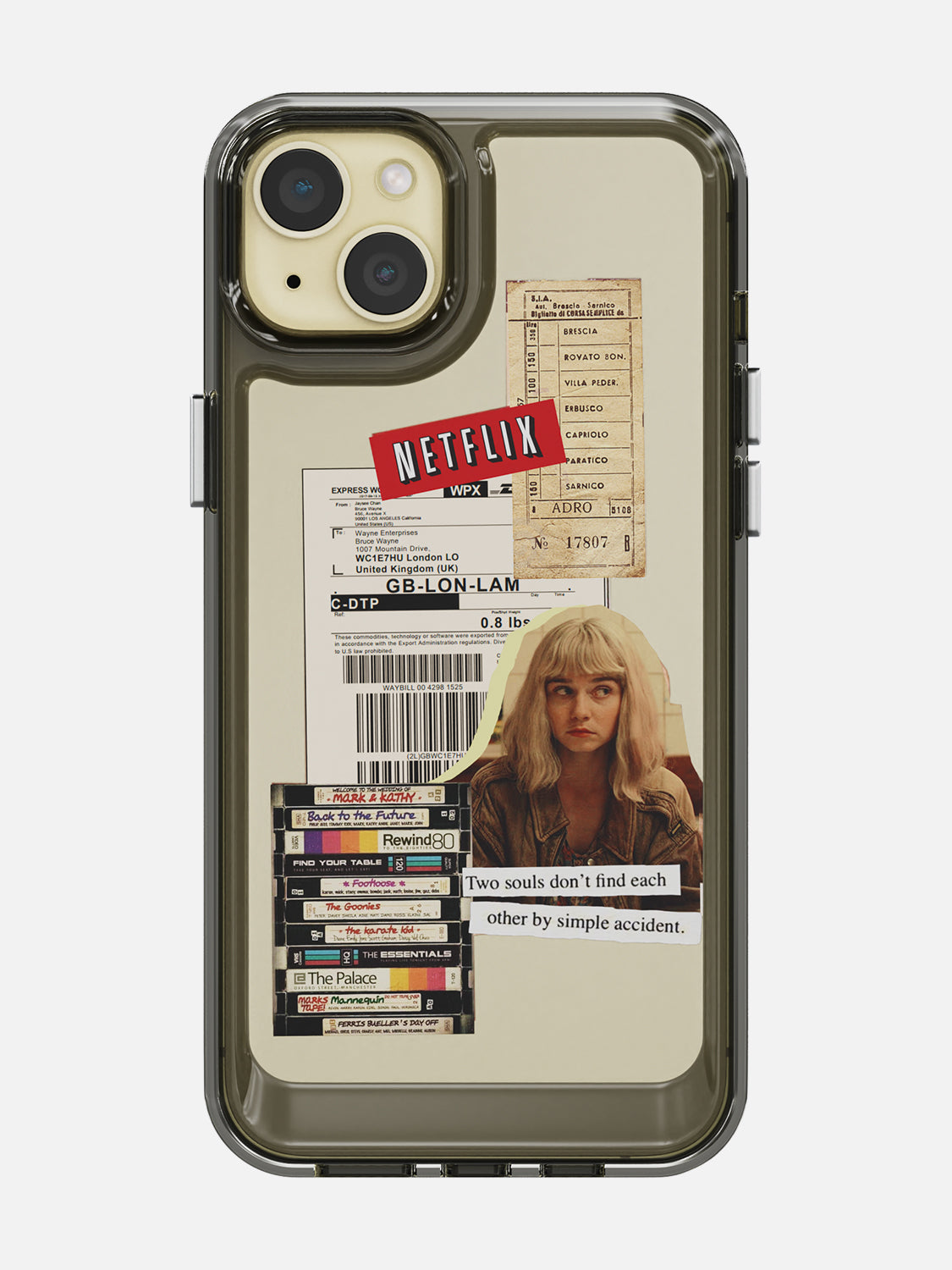 Vintage Sticker Case - iPhone 15 Plus