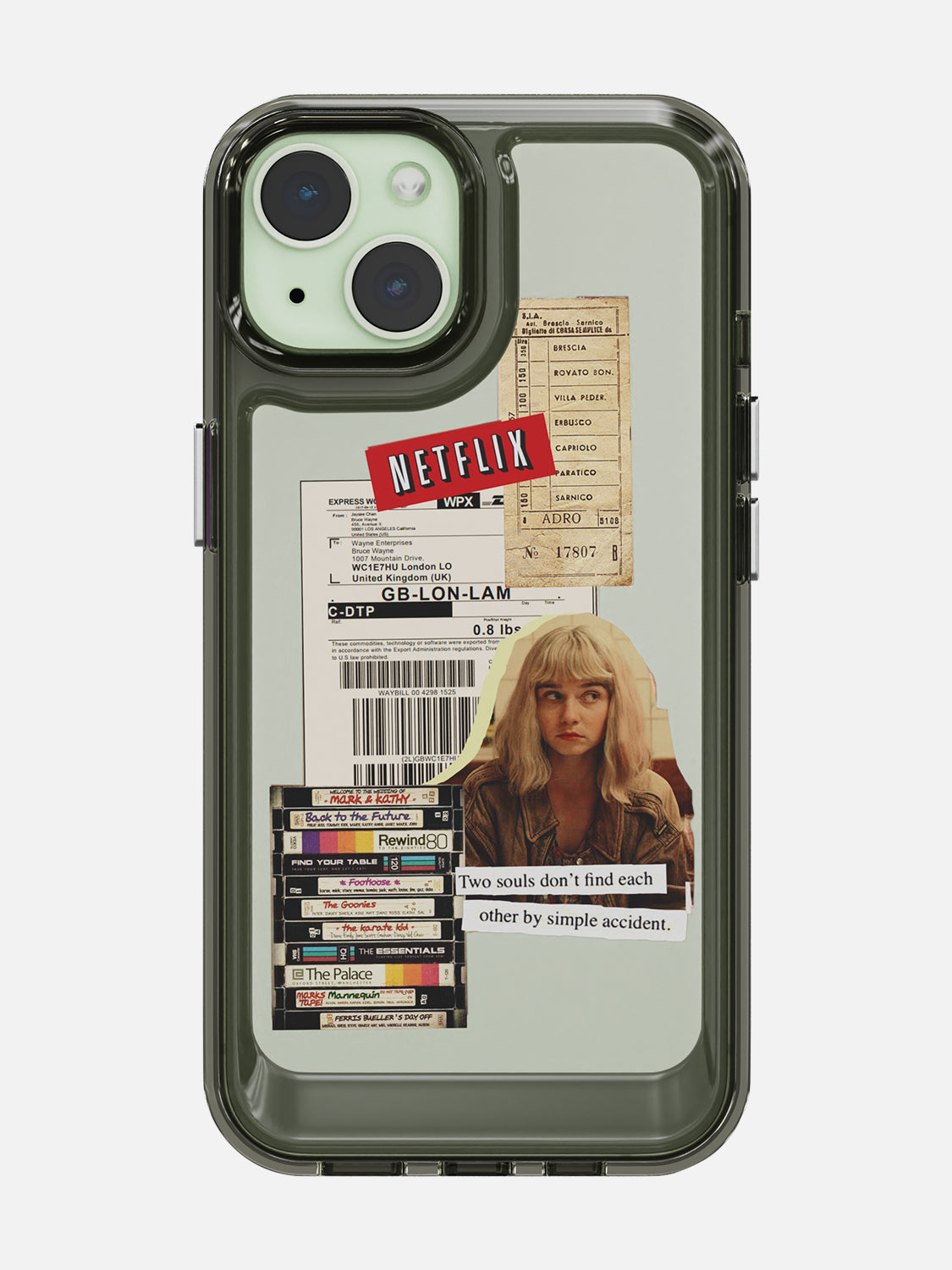Vintage Sticker Case - iPhone 15