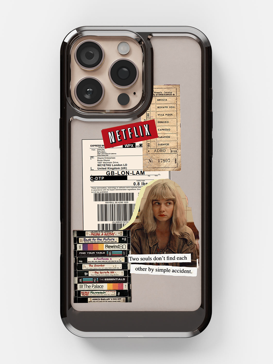 Vintage Sticker Case - iPhone 16 Pro
