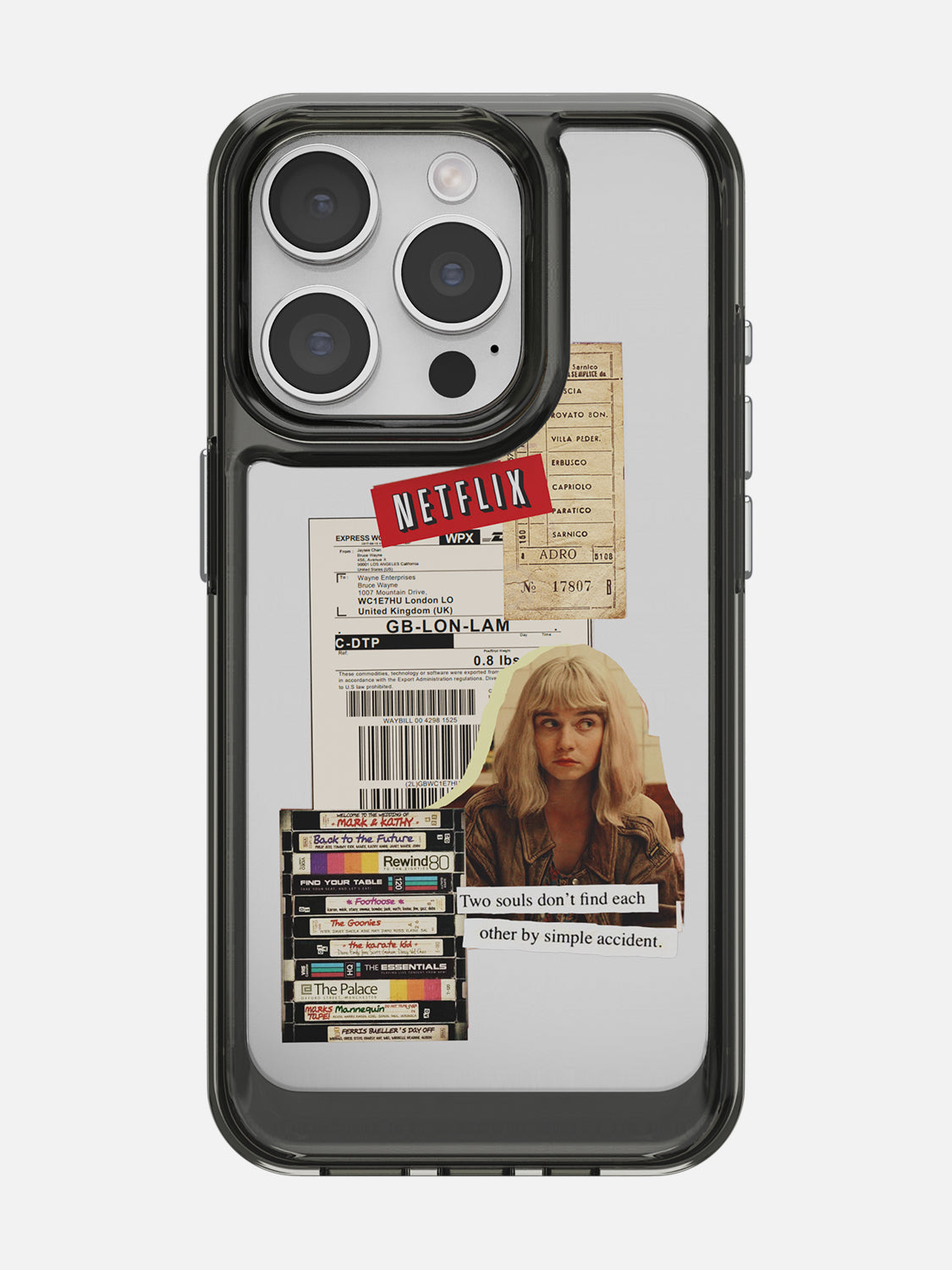 Vintage Sticker Case - iPhone 15 Pro