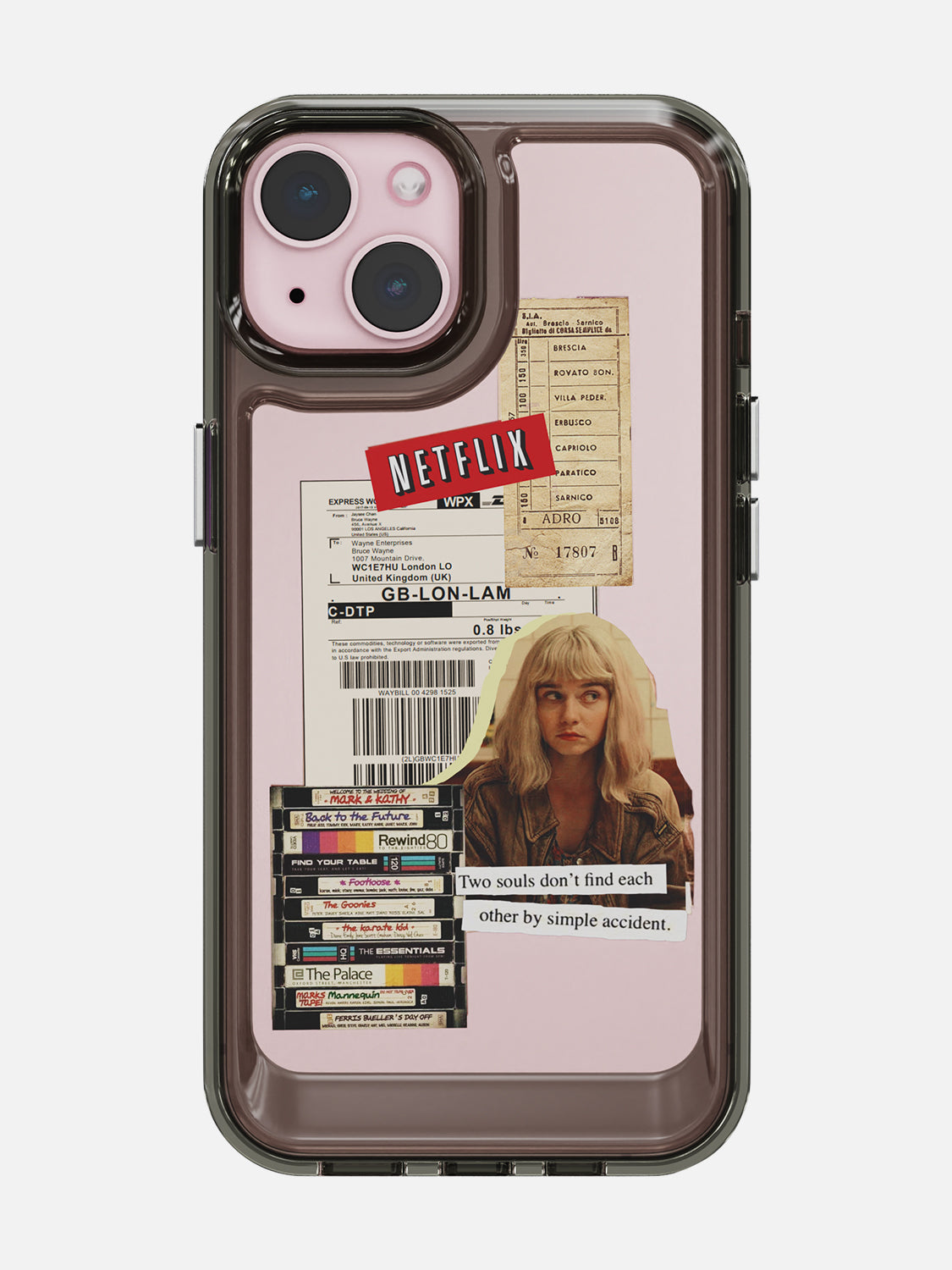 Vintage Sticker Case - iPhone 15