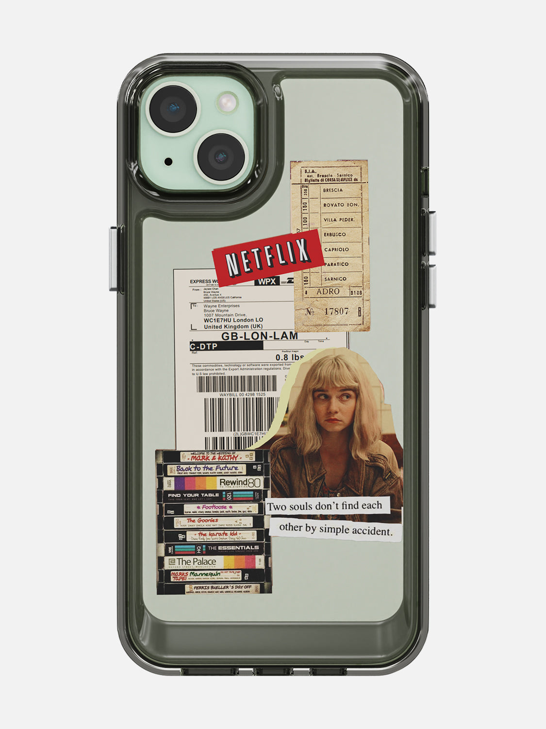Vintage Sticker Case - iPhone 15 Plus