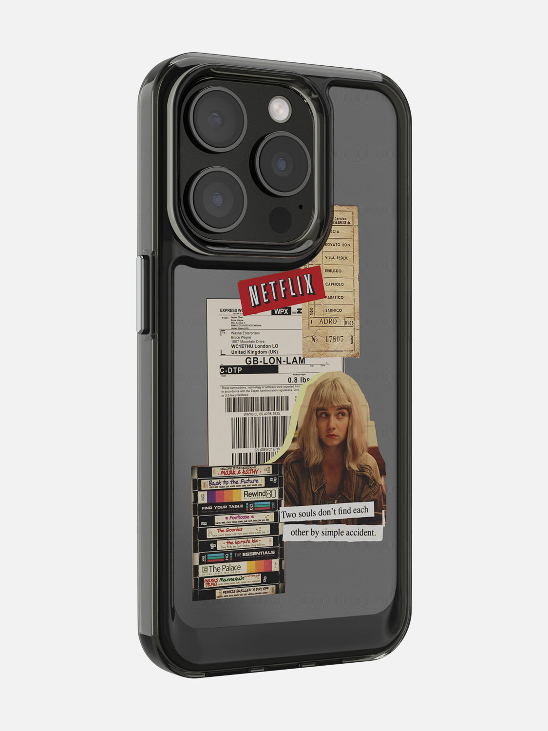 Vintage Sticker Case - iPhone 15 Pro