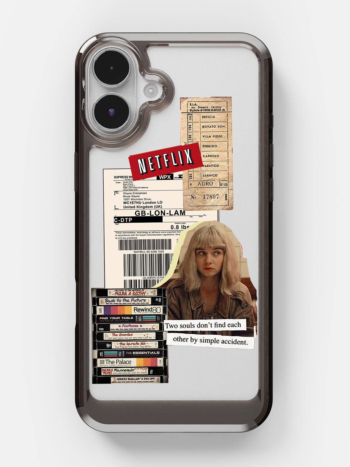Vintage Sticker Case - iPhone 16 Plus