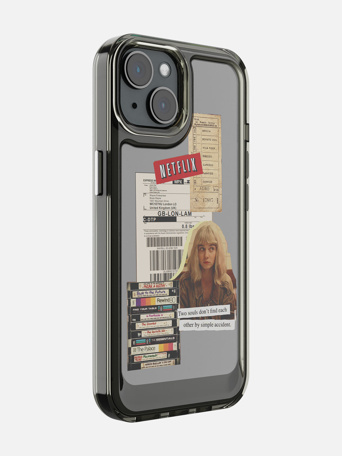 Vintage Sticker Case - iPhone 15