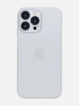 Ultra Thin Matte Clear Case - iPhone 14 Pro Max (White)