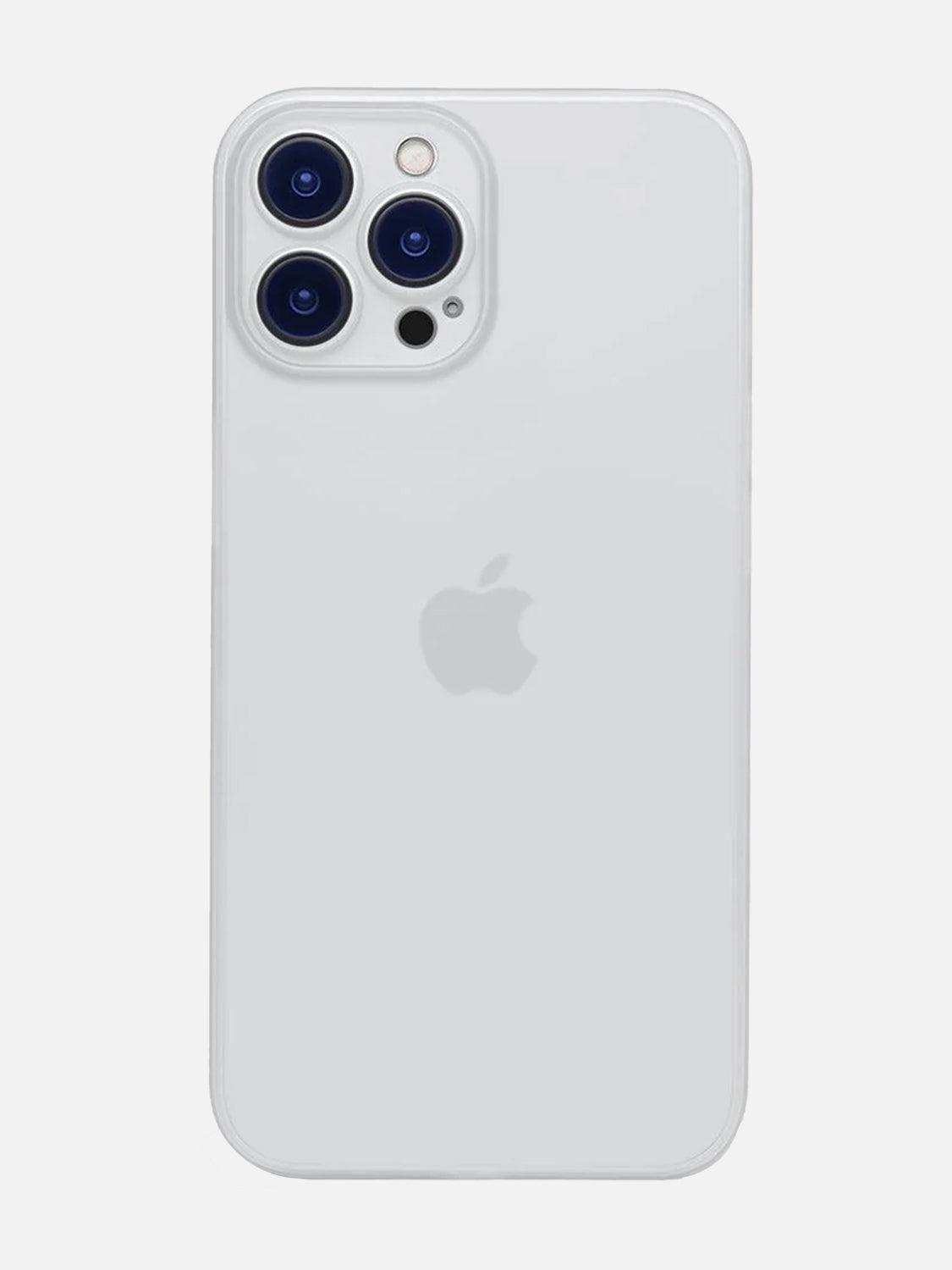 Ultra Thin Matte Clear Case - iPhone 13 Pro Max (White)