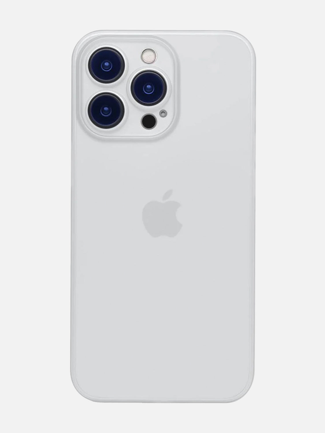 Ultra Thin Matte Clear Case - iPhone 13 Pro (White)
