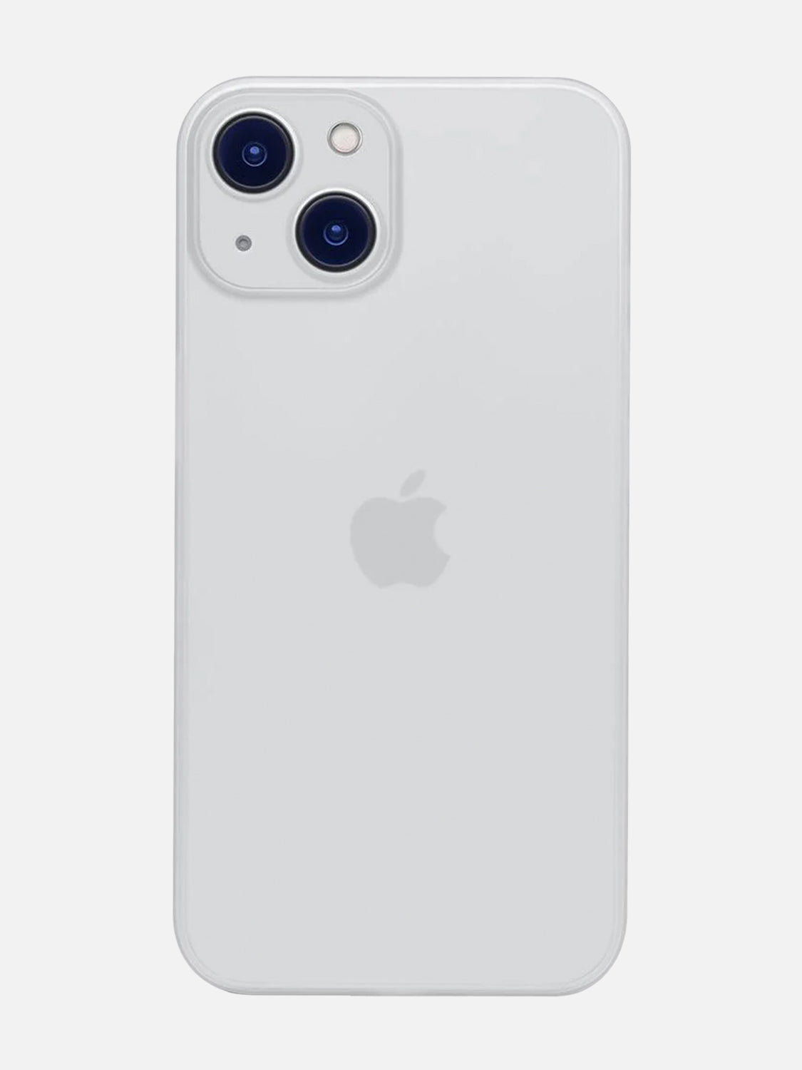 Ultra Thin Matte Clear Case - iPhone 13 (White)
