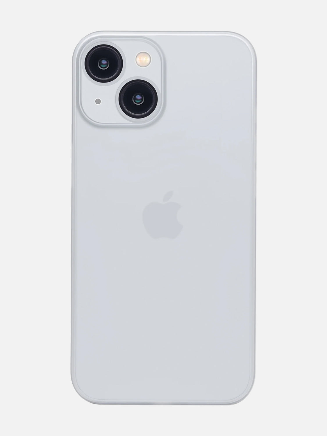 Ultra Thin Matte Clear Case - iPhone 14 (White)