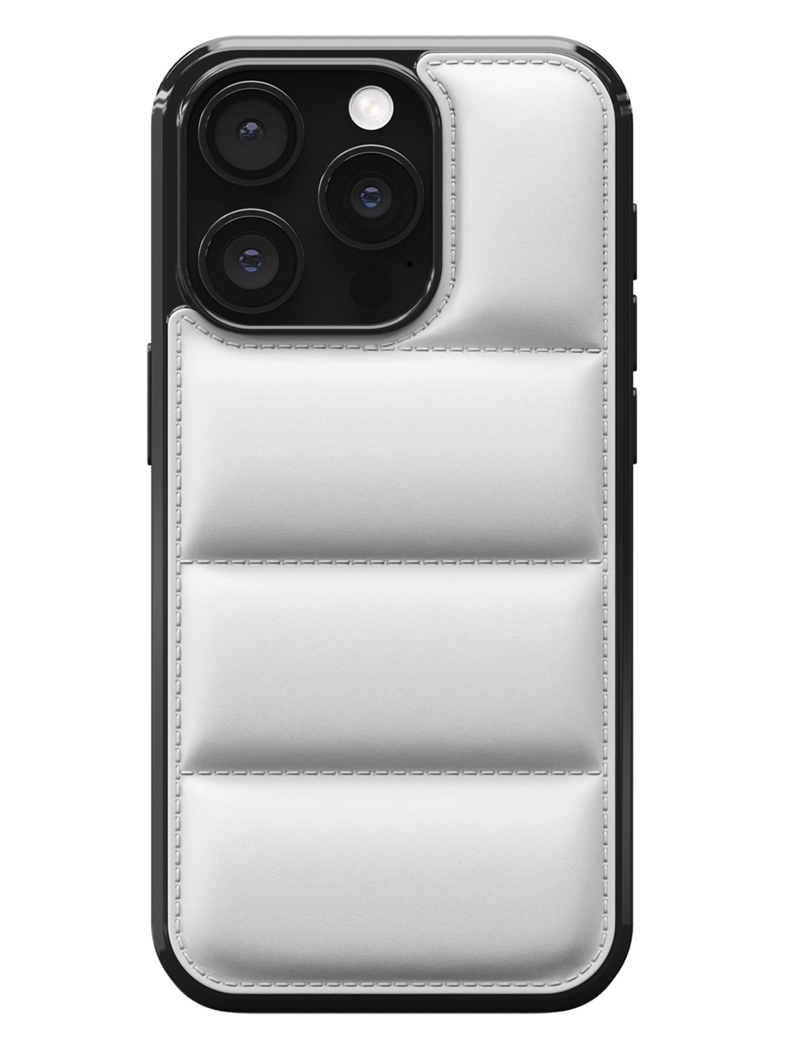 Customise Puffer Case 2.0 - iPhone 15 Pro (White)