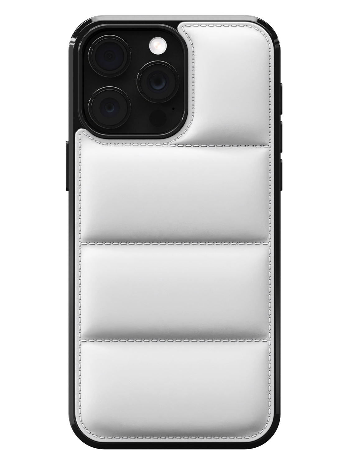 Customise Puffer Case 2.0 - iPhone 15 Pro Max (White)