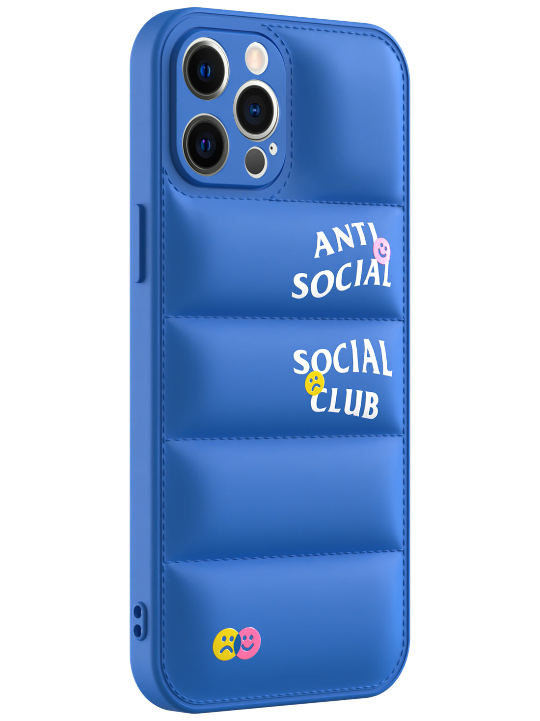 Anti Social Puffer Case - iPhone 12 Pro Max (Blue)