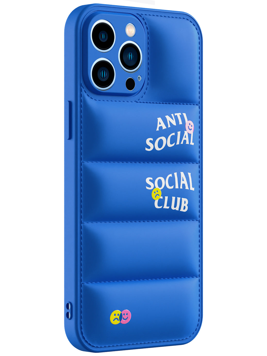 Anti Social Puffer Case - iPhone 13 Pro Max (Blue)