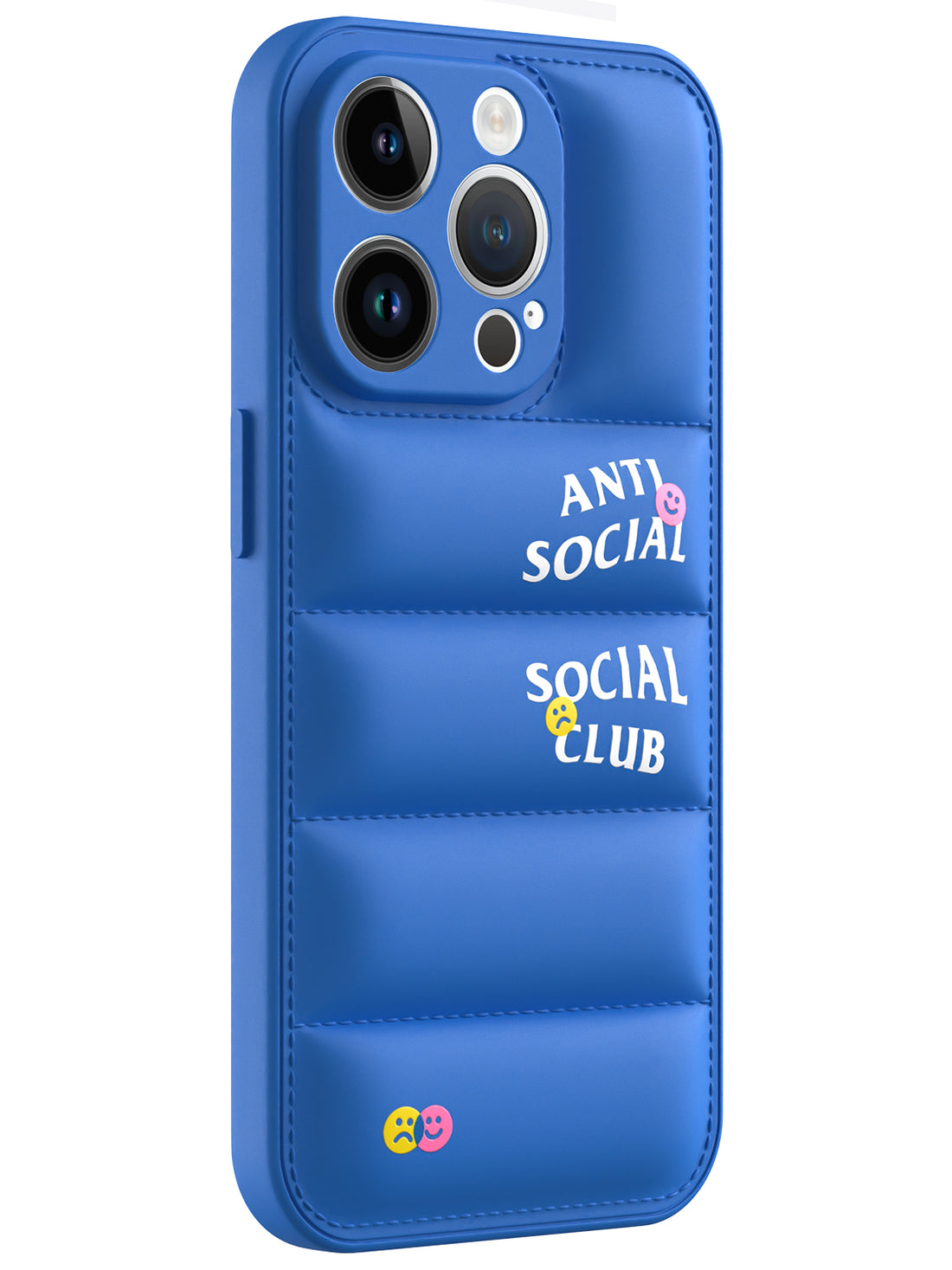 Anti Social Puffer Case - iPhone 14 Pro (Blue)