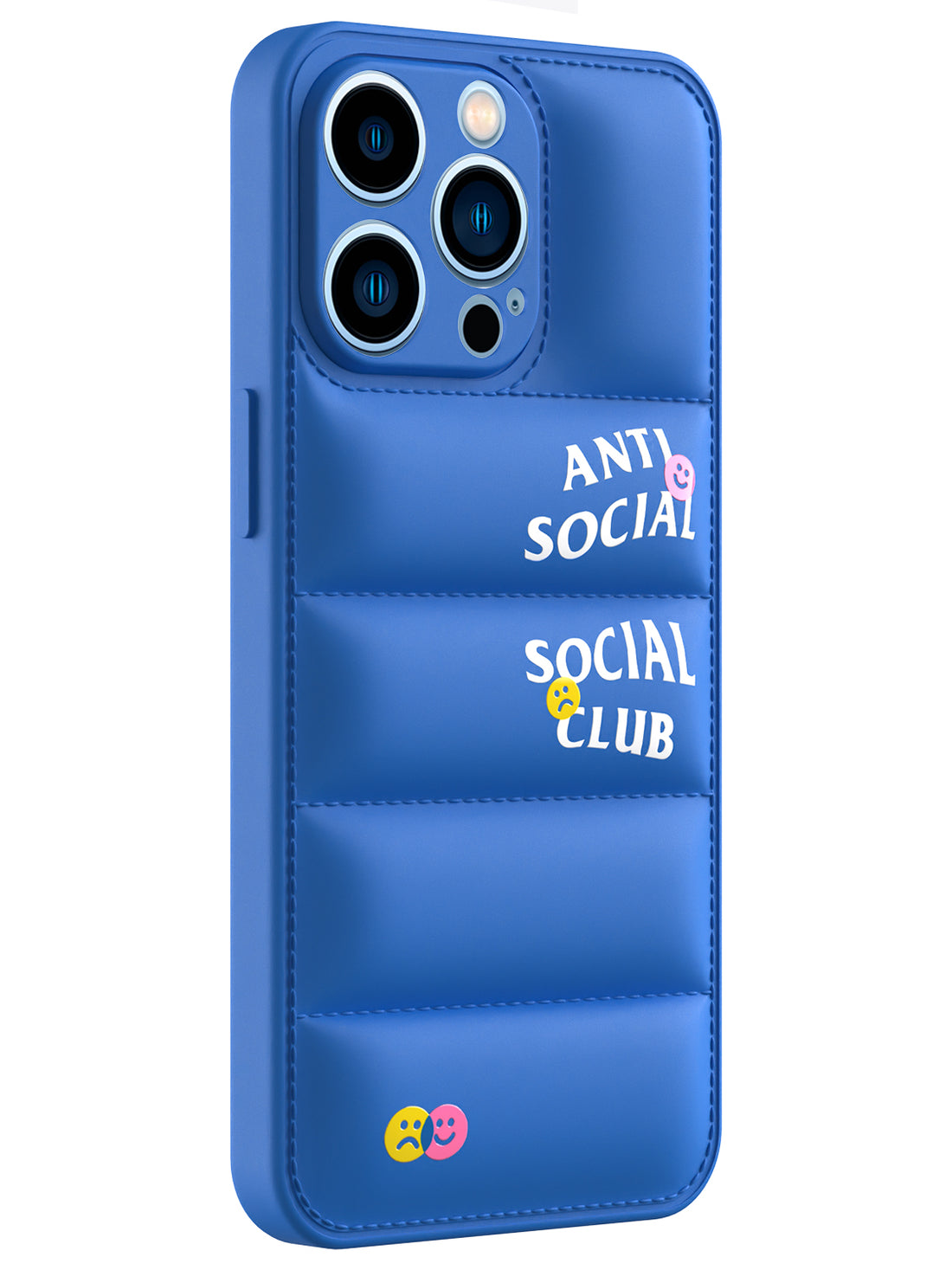 Anti Social Puffer Case - iPhone 13 Pro (Blue)