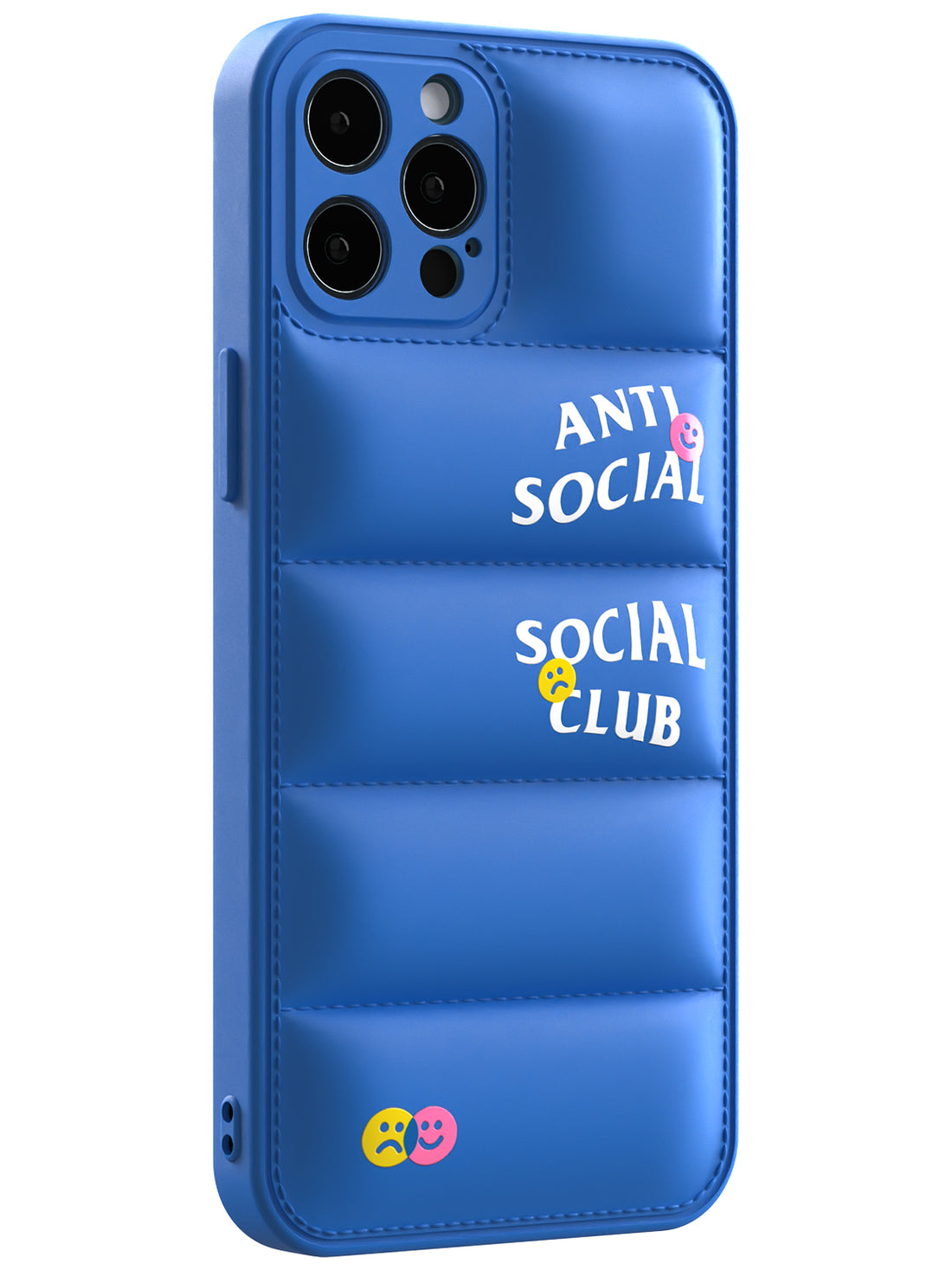 Anti Social Puffer Case - iPhone 12 Pro (Blue)