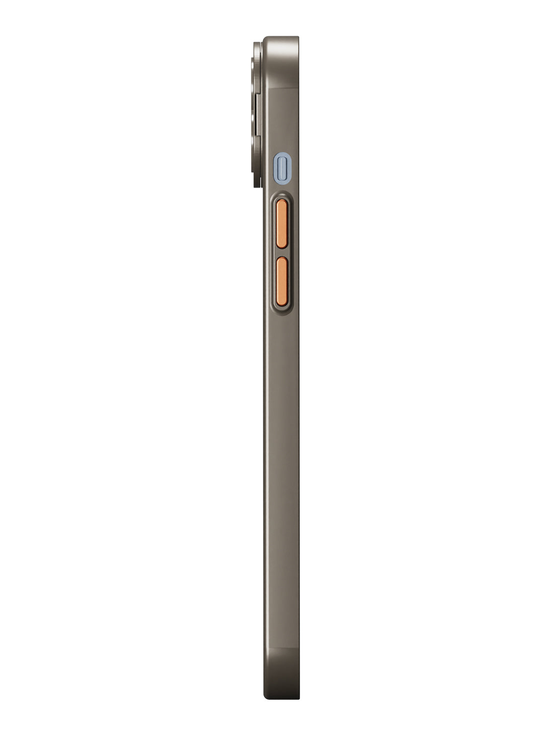 Solid Shade Snap Hard Case with Lens Guard & Stand - iPhone 15 Plus (Taupe)