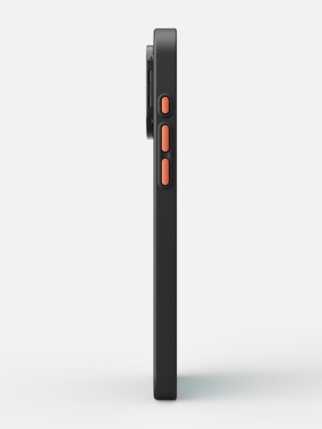 Solid Shade Snap Hard Case with Lens Guard & Stand - iPhone 16 (Black)