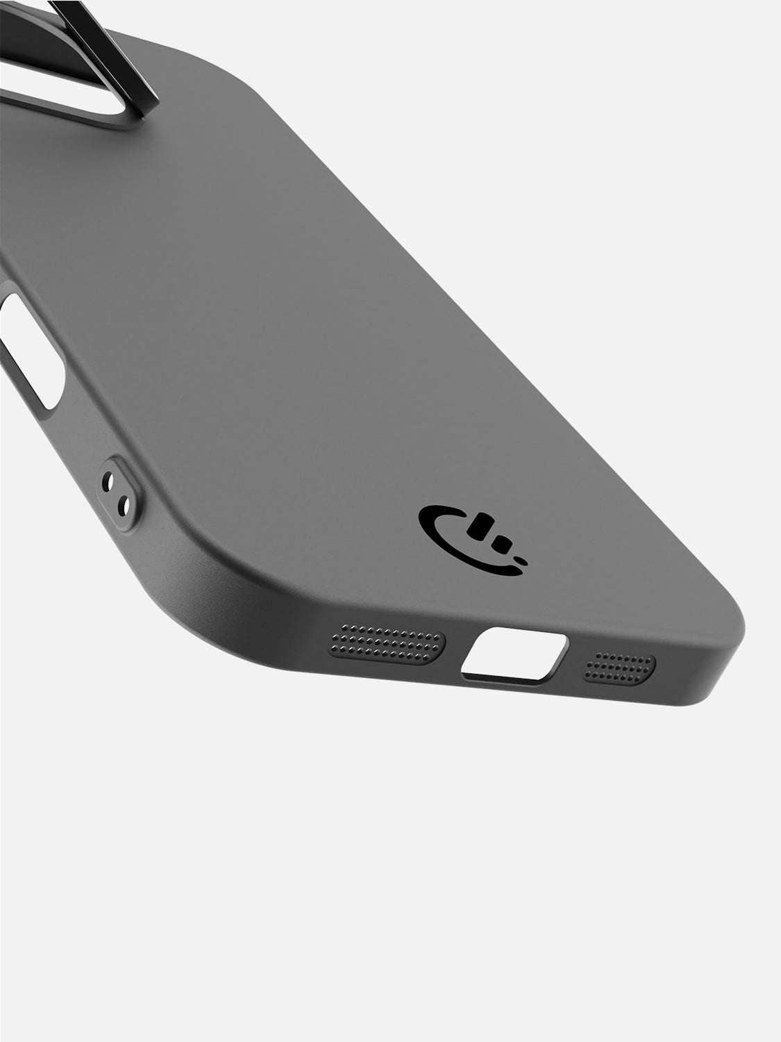 Solid Shade Snap Hard Case with Lens Guard & Stand - iPhone 16 Pro Max (Black)