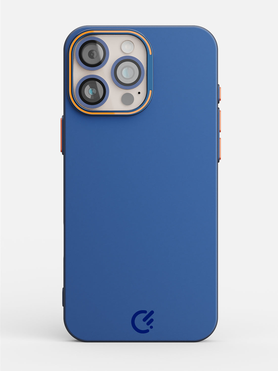 Solid Shade Snap Hard Case with Lens Guard & Stand - iPhone 16 Pro Max (Navy Blue)