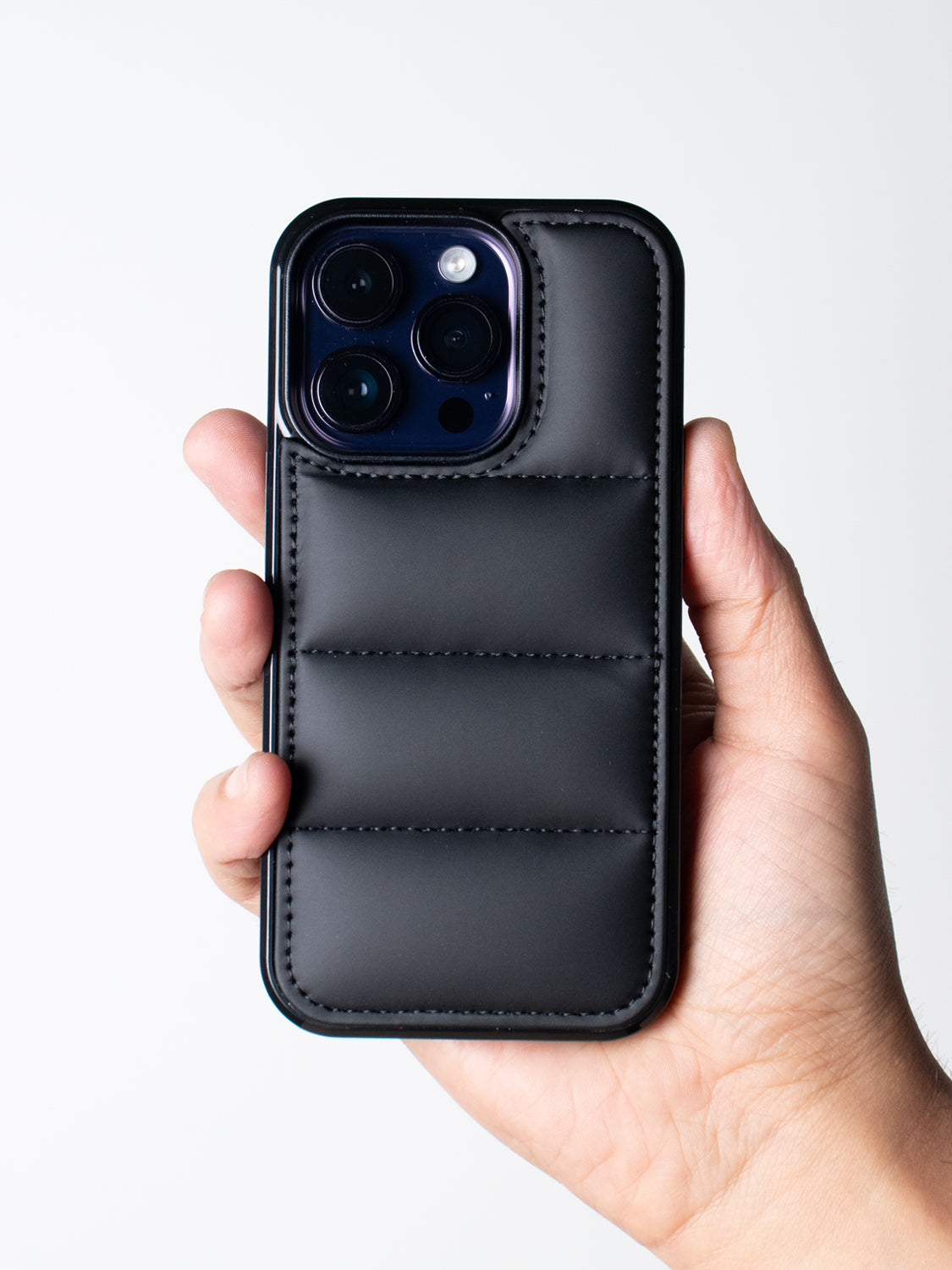 Black Puffer Case 2.0 for iPhone 15 Pro