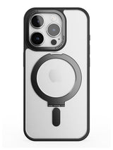 Clear Magsafe FlexiStand® Case - iPhone 15 Pro (Clear - Black)