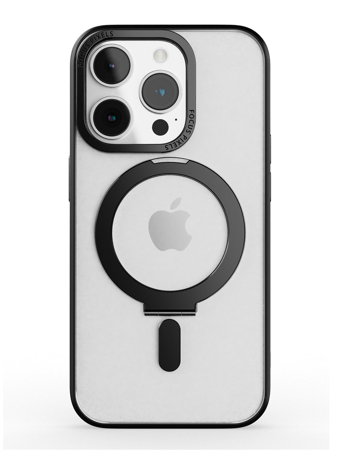 Clear Magsafe FlexiStand® Case - iPhone 14 Pro (Clear - Black)