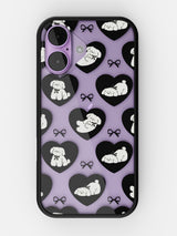 Puppy Love Printed Clear Case - iPhone 17 (Black)