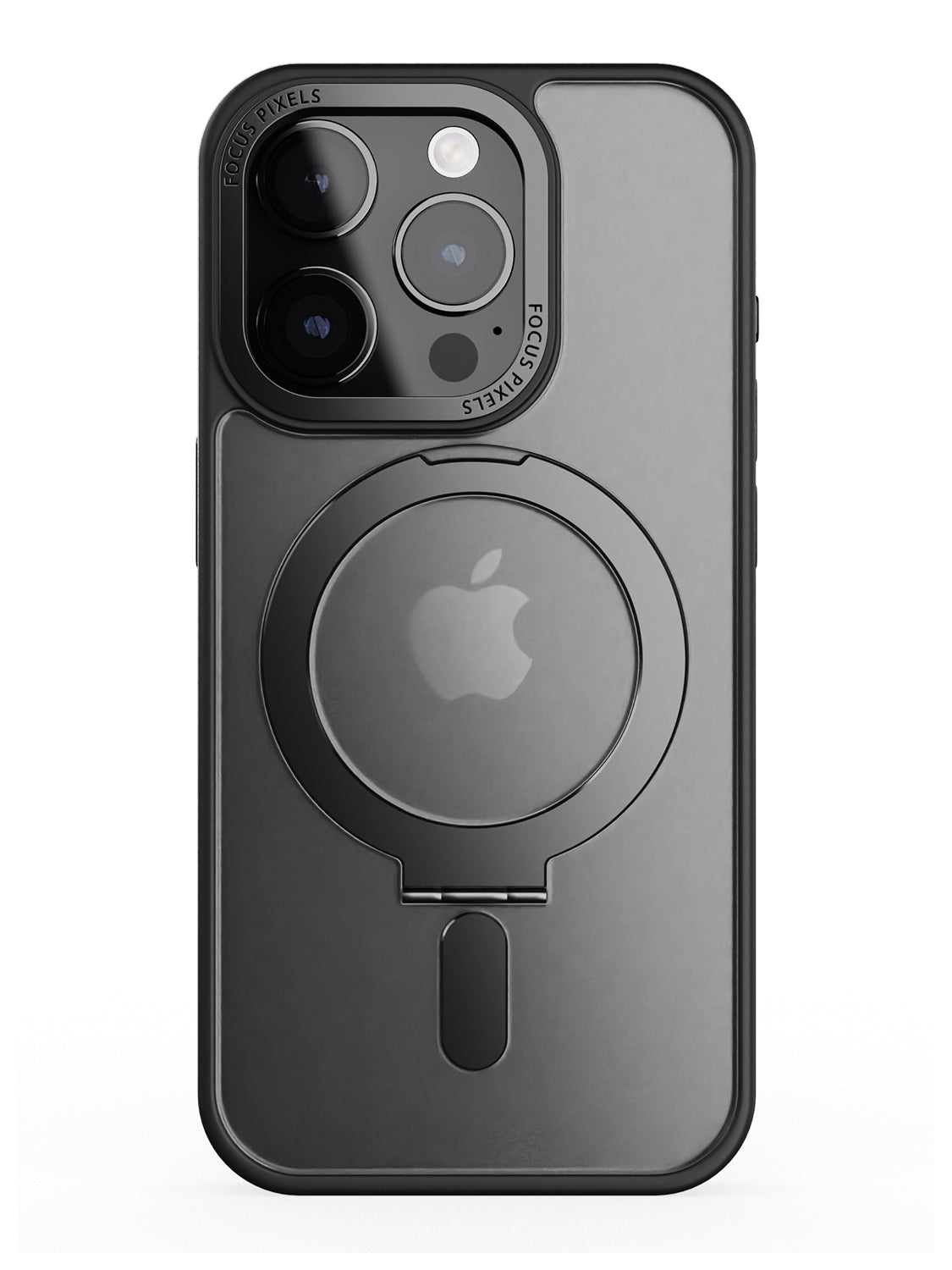 Clear Magsafe FlexiStand® Case - iPhone 15 Pro (Clear - Black)