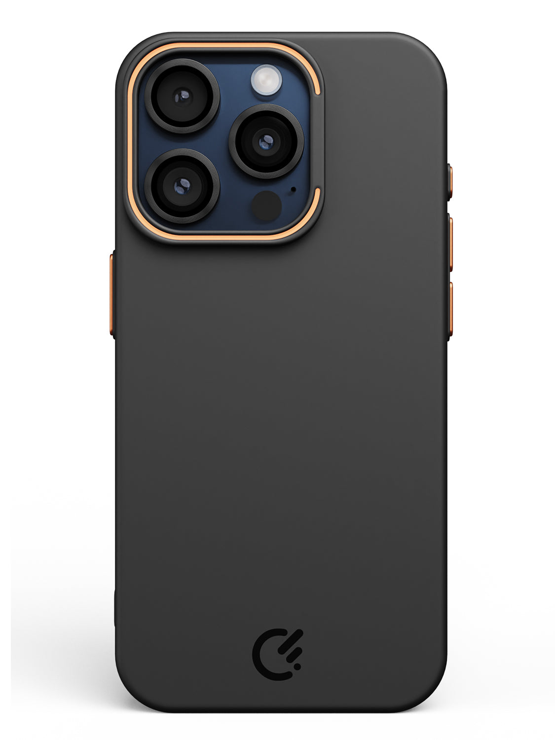 Solid Shade Snap Hard Case with Lens Guard & Stand - iPhone 14 Pro (Black)