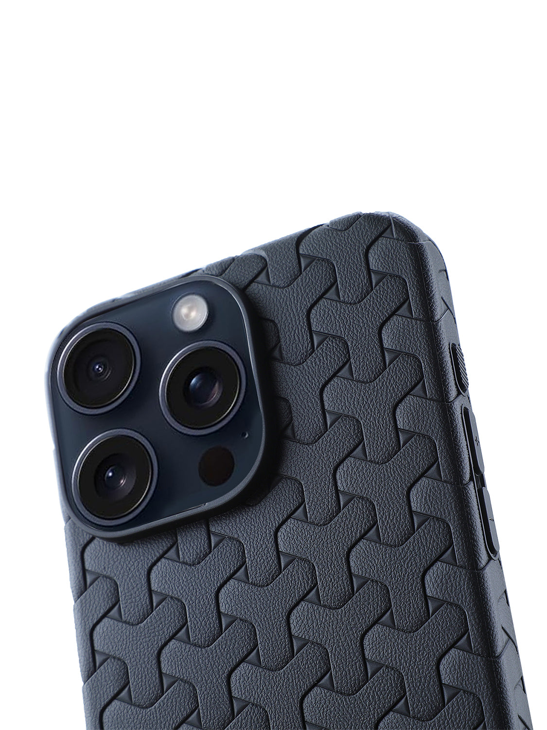 Interlock Weave Slim TPU Case - iPhone 13 Pro (Black)