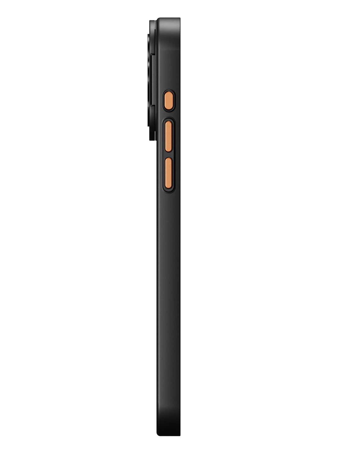 Solid Shade Snap Hard Case with Lens Guard & Stand - iPhone 14 Pro Max (Black)