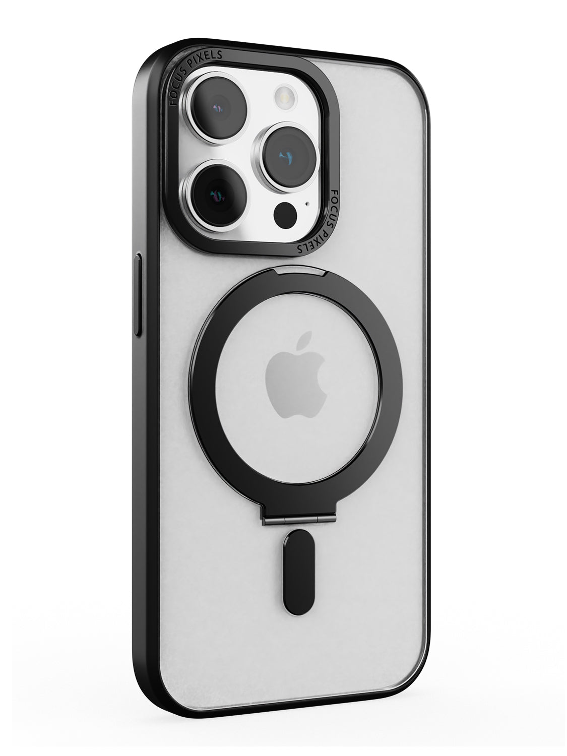 Clear Magsafe FlexiStand® Case - iPhone 14 Pro (Clear - Black)