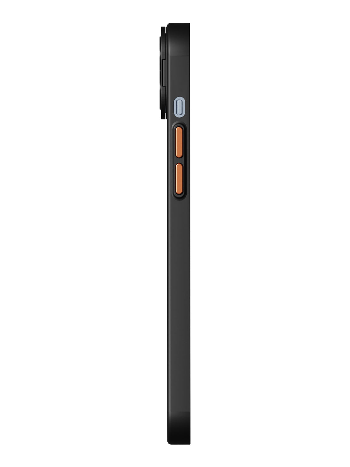 Solid Shade Snap Hard Case with Lens Guard & Stand - iPhone 15 Plus (Black)