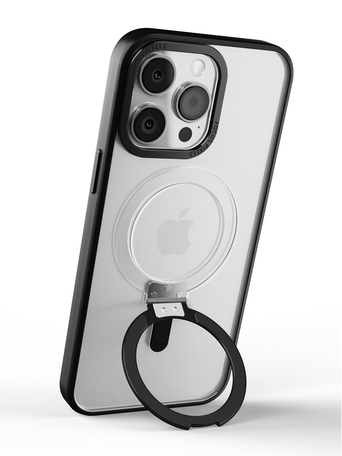 Clear Magsafe FlexiStand® Case - iPhone 14 Pro Max (Clear - Black)