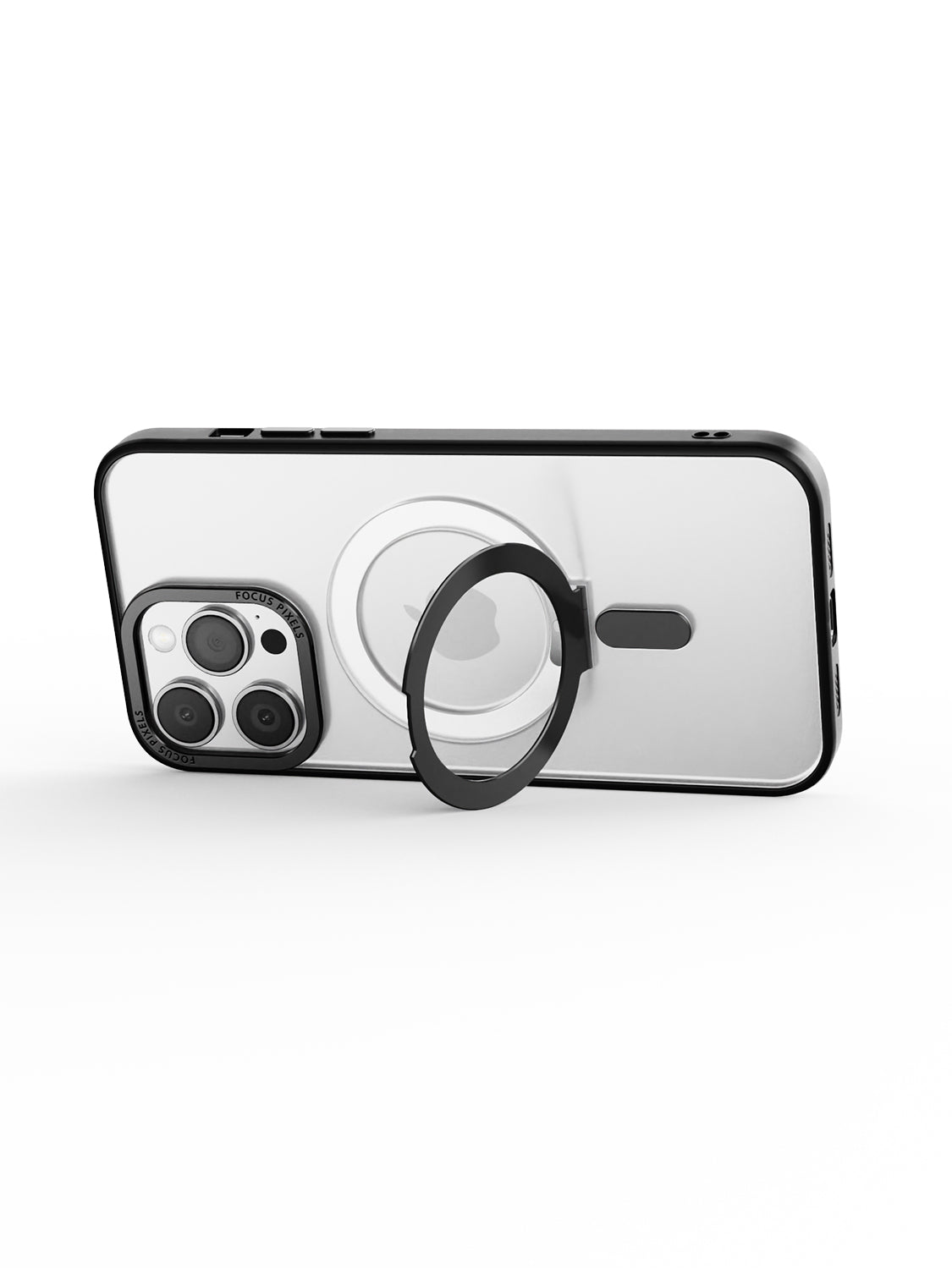 Clear Magsafe FlexiStand® Case - iPhone 14 Pro Max (Clear - Black)