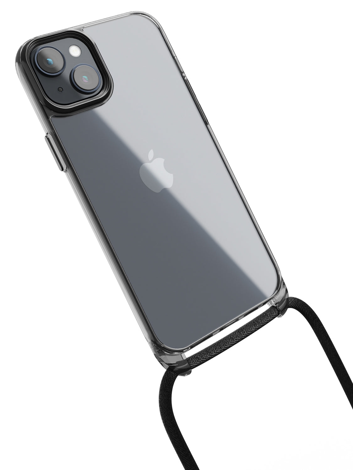 Clear Crossbody Sling Case - iPhone 14 Plus (Clear - Black)