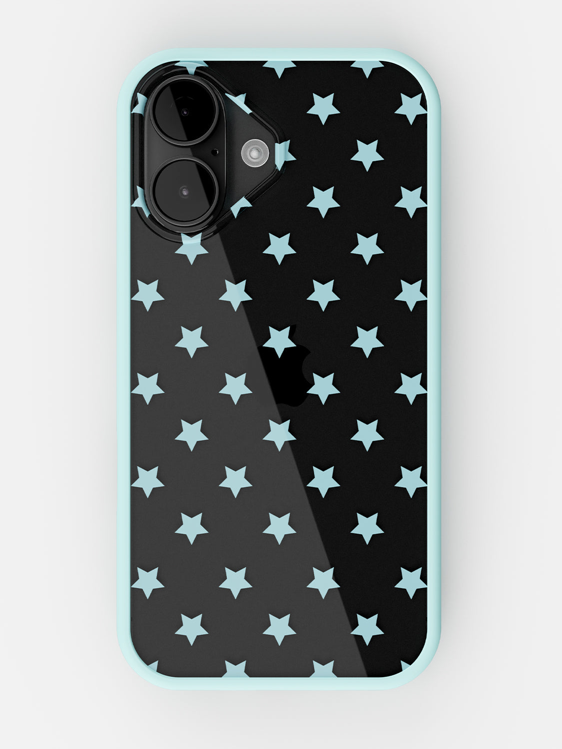 Starfield Printed Clear Case - iPhone 17 (Light Blue)