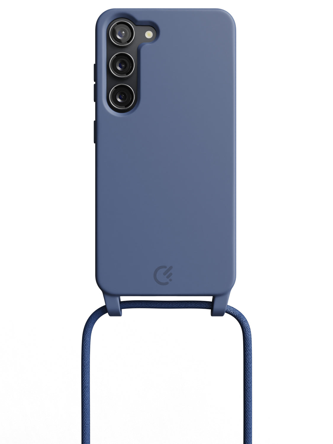 Silicon Crossbody Sling Case - Galaxy S23 (Blue - Rope)