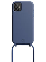 Silicon Crossbody Sling Case - iPhone 11 (Blue - Rope)