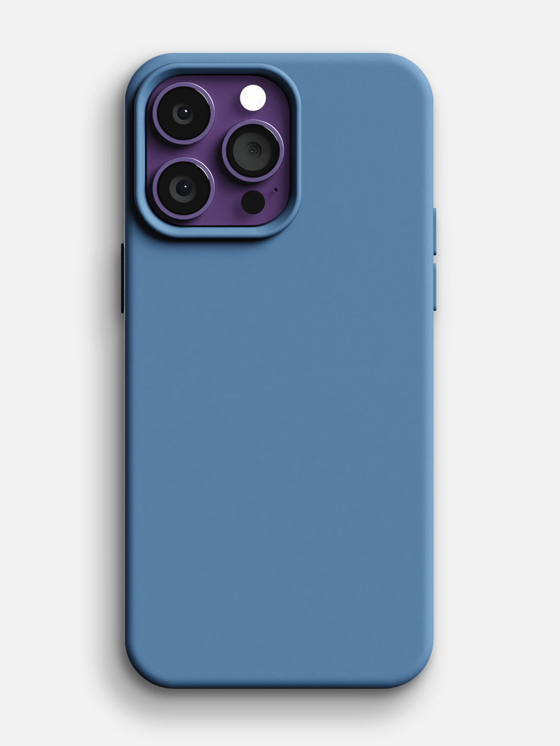 Silicone Case - iPhone 14 Pro Max (Steel Blue)